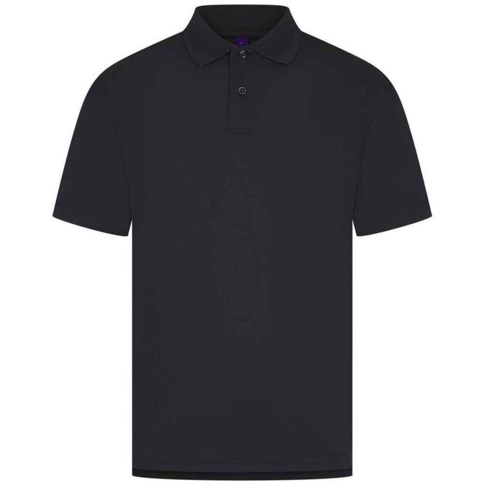 Henbury Mens Pique Polo Shirt / Navy